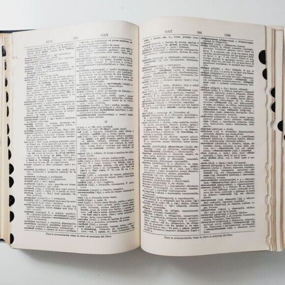 Vintage 1950s Appleton's new cuyas english-spanish hardcover - Picture 6 of 10